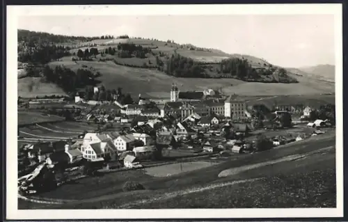 AK St. Lambrecht, Gesamtansicht mit Umgebung
