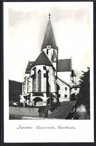 AK Murau /Steiermark, Blick auf die Pfarrkirche