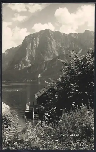 AK Alt-Aussee, Blick auf den See mit Bergpanorama
