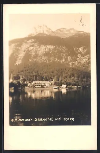 AK Alt-Aussee, Seehotel mit Loser