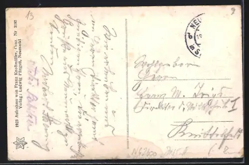 AK Neumarkt, Pichlschloss-Kurhaus, Frontansicht