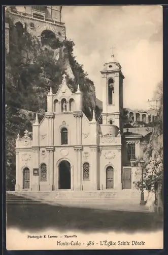 AK Monte Carlo, L`Église Sainte Dévote