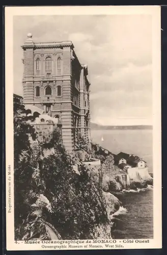 AK Côté-Oest /Monaco, Musée Oceanographique