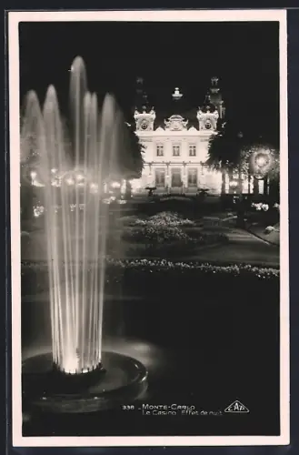 AK Monte-Carlo, Le Casino, Effet de nuit