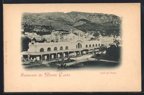 AK Monte Carlo, Café de Paris
