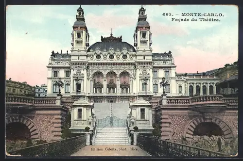 AK Monte Carlo, Facade du Théâtre