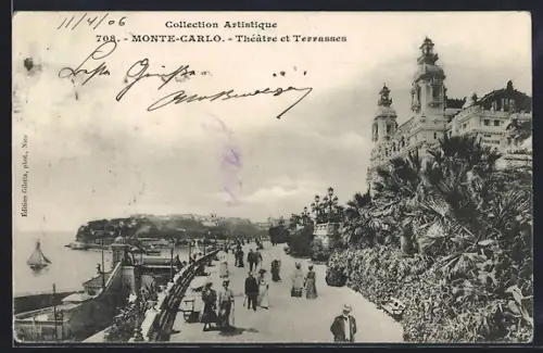 AK Monte-Carlo, Théâtre et Terrasses