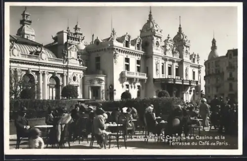 AK Monte-Carlo, Le Casino et la Terrasse du Café de Paris
