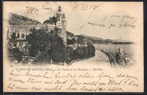 AK Monte-Carlo, Casino, le Théâtre et les Terrasses