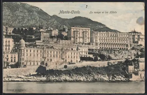 AK Monte-Carlo, La rampe et les Hôtels