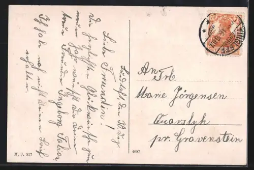 AK Klipleff, Strassenpartie mit Häusern