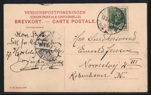 AK Merringgaard, Gebäude mit Kuppelturm