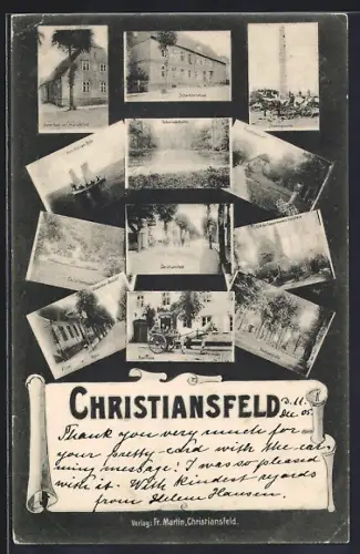 AK Christiansfeld, Schwesternhaus, Skamlingsbanke, Gravenshoved, Schmiedeholm