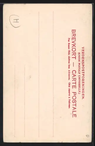 AK Ribe, Puggaardsgade med den gamle Bispegaard