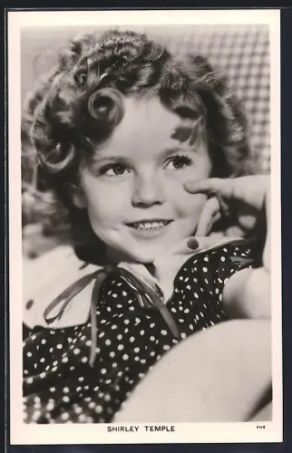 AK Shirley Temple lächelt