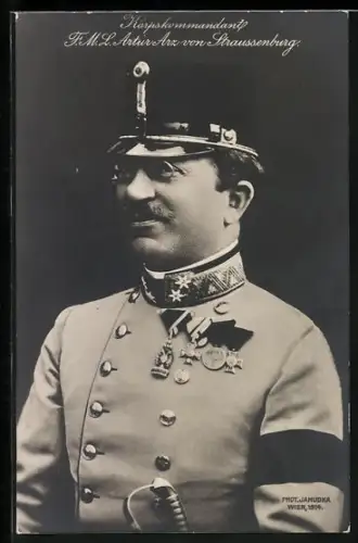 AK Korpskommandant F. M. L. Arthur Arz von Straussenburg