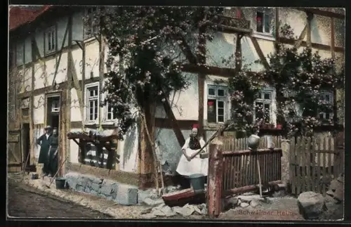 AK Schwälmer im Heim, Hessen in Trachten