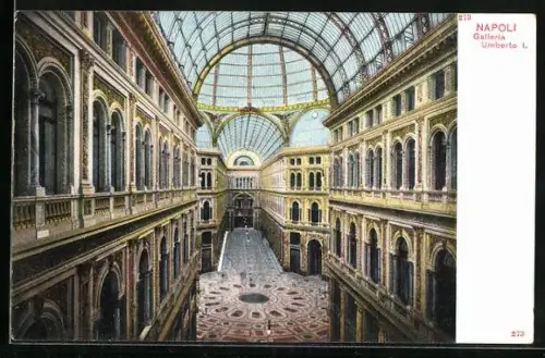 AK Napoli, Galleria Umberto I.