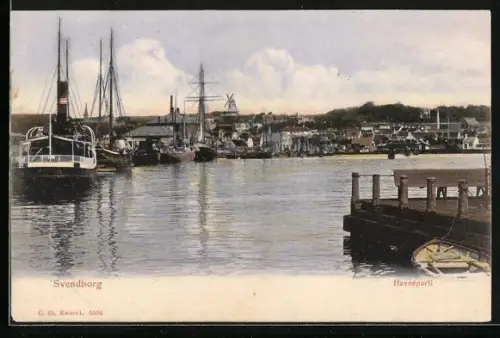 AK Svendborg, Havneparti, Dampfer