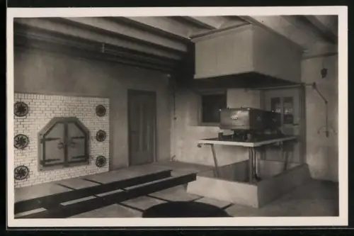 AK Velsen, Crematorium / Krematorium, Lift en Voorzijde van Oven I.