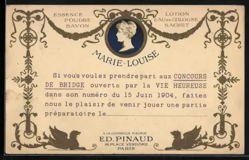 AK Paris, Ed. Pinaud, 18 Place Vendome