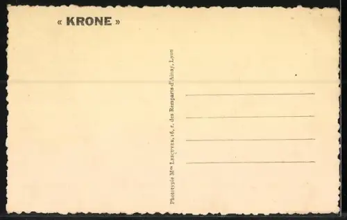 AK Zirkus Krone, Portraits C. Krone u. J. Krone, Elefanten in einer Reihe