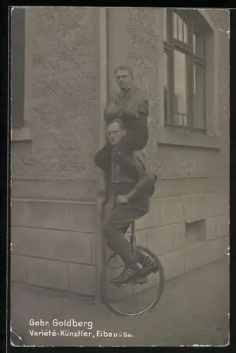 AK Eibau i. Sa., Variéte-Künstler Gebr. Goldberg