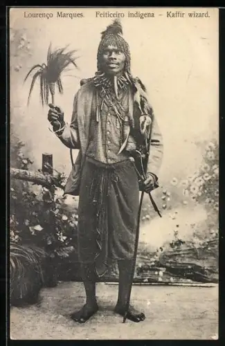 AK Lourenco Marques, Feiticeiro indigena, Kaffir wizard, Medizinmann