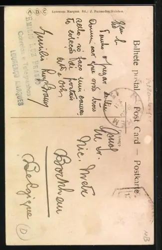 AK Lourenco Marques, Feiticeiro indigena, Kaffir wizard, Medizinmann