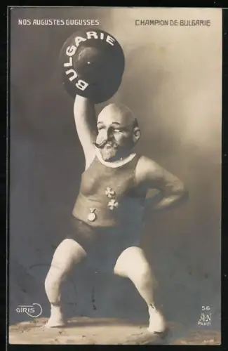 AK Nos Augustes Gugusses - Champion de la Bulgarie, Zar Ferdinand, Karikatur