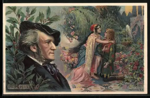 AK Parsival, Portrait Richard Wagner