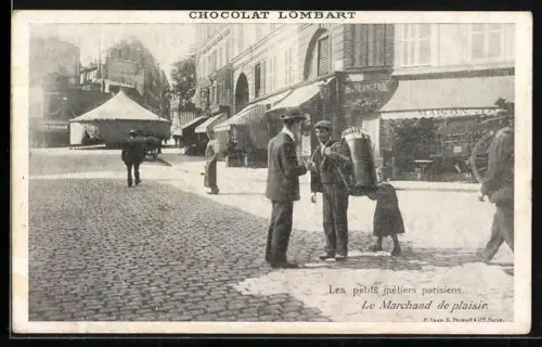 AK Paris, Les petits métiers parisiens: le Marchand de plaisir, Strassen-Händler