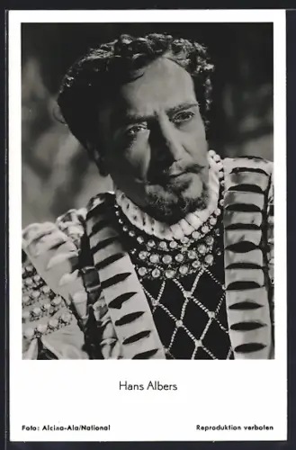 AK Schauspieler Hans Albers in Blaubart