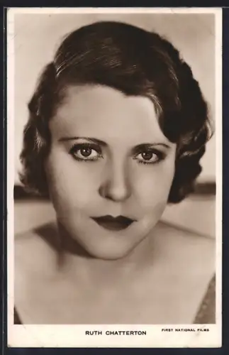 AK Schauspielerin Ruth Chatterton in der Nahaufnahme