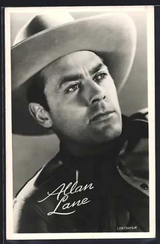 AK Schauspieler Allan Lane als Cowboy kostümiert