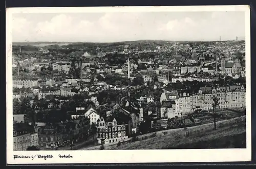 AK Plauen i. Vogtland, Blick auf den Ort