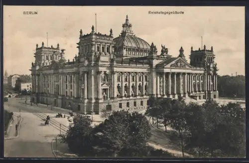 AK Berlin-Tiergarten, Reichstagsgebäude