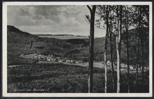 AK Glashütte i. L., Ortsansicht mit Landschaftpanorama