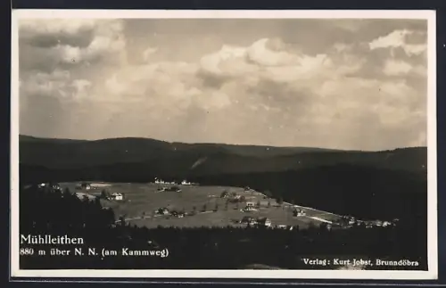 AK Mühlleithen, Blick auf die Ortschaft