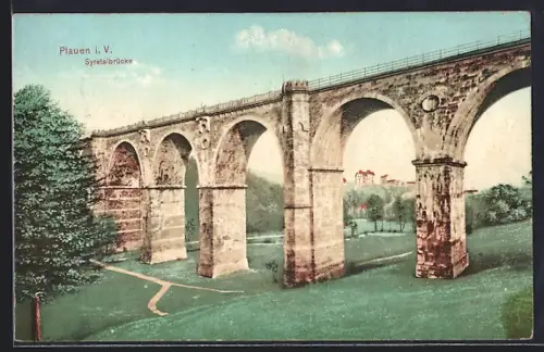 AK Plauen i. V., Syratalbrücke