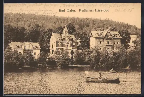 AK Bad Elster, Partie am Luisa-See