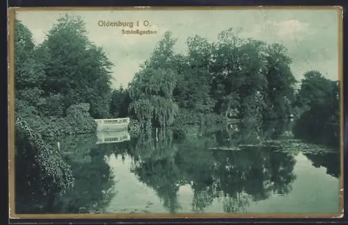 AK Oldenburg i. O., Schlossgarten