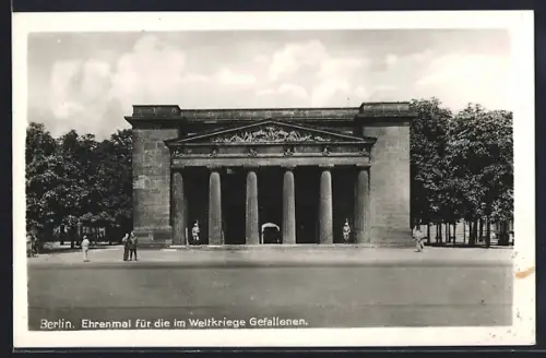 AK Berlin, Ehrenmal für die im Weltkriege Gefallenen