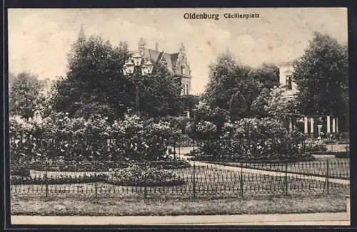 AK Oldenburg / O., Cäcilienplatz