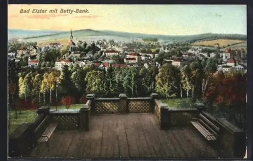AK Bad Elster, Betty-Bank, Stadtansicht
