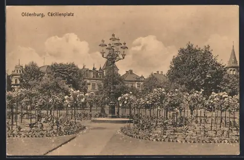 AK Oldenburg / O., Cäcilienplatz