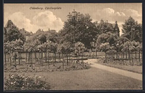 AK Oldenburg / O., Cäcilienplatz