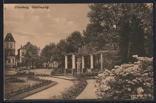 AK Oldenburg / O., Cäcilienplatz
