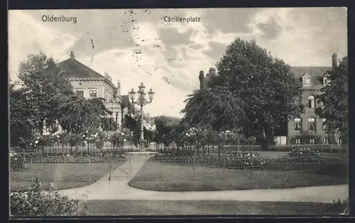 AK Oldenburg / O., Cäcilienplatz