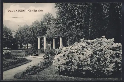 AK Oldenburg / O., Cäcilienplatz